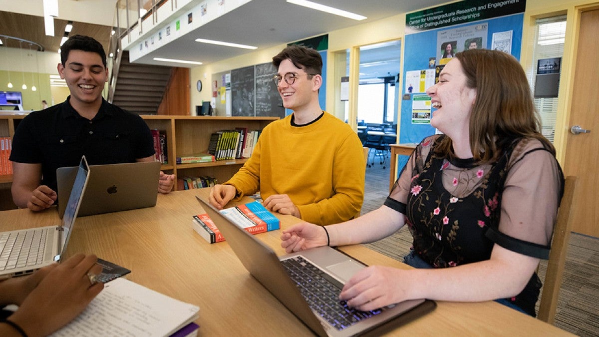 Students in Yamada Language Center