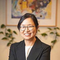 A portrait of Hyeyoung Woo.